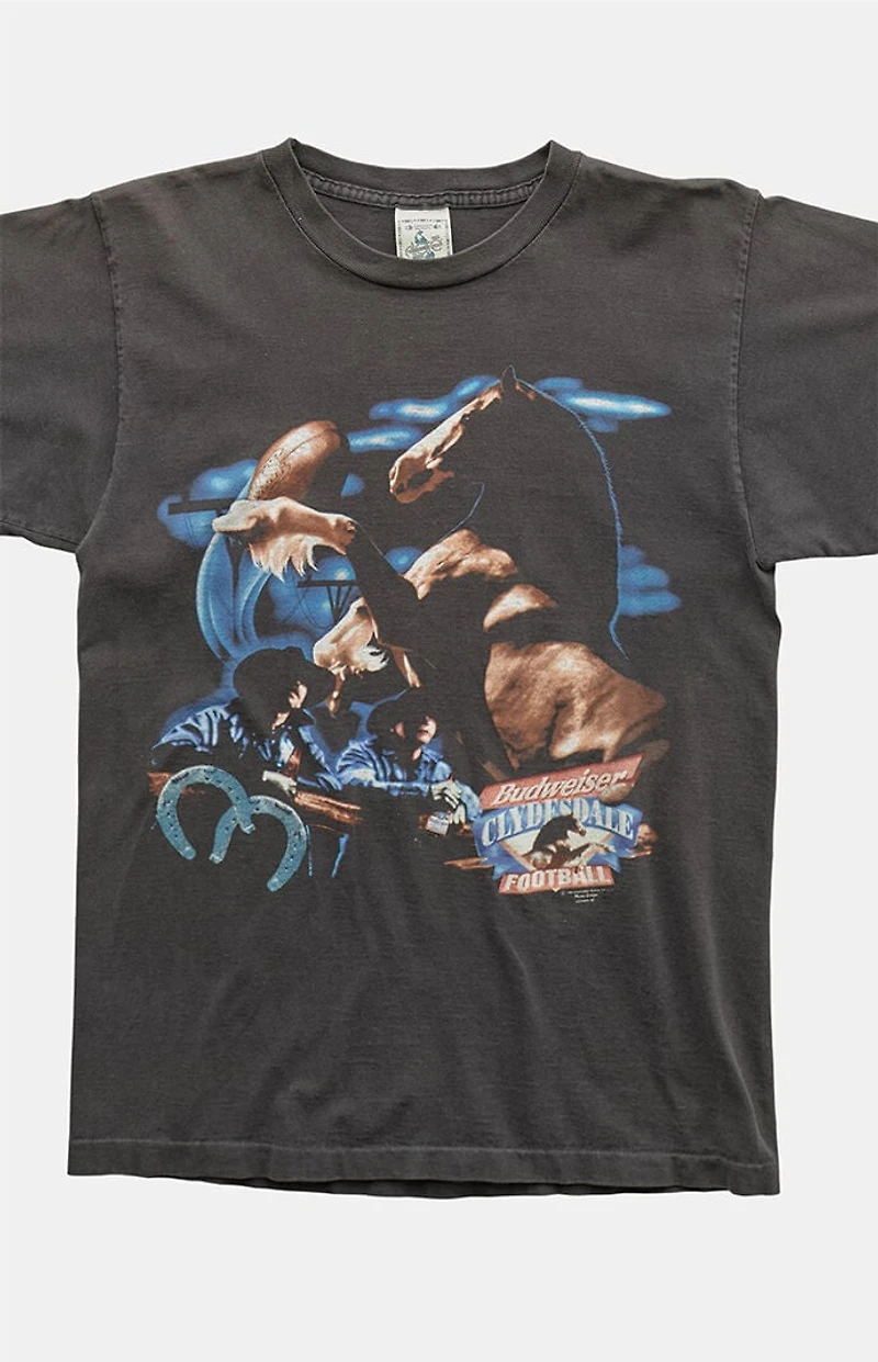 PS VINTAGE 90s Budweiser Clydesdale  Graphic T-Shirt
