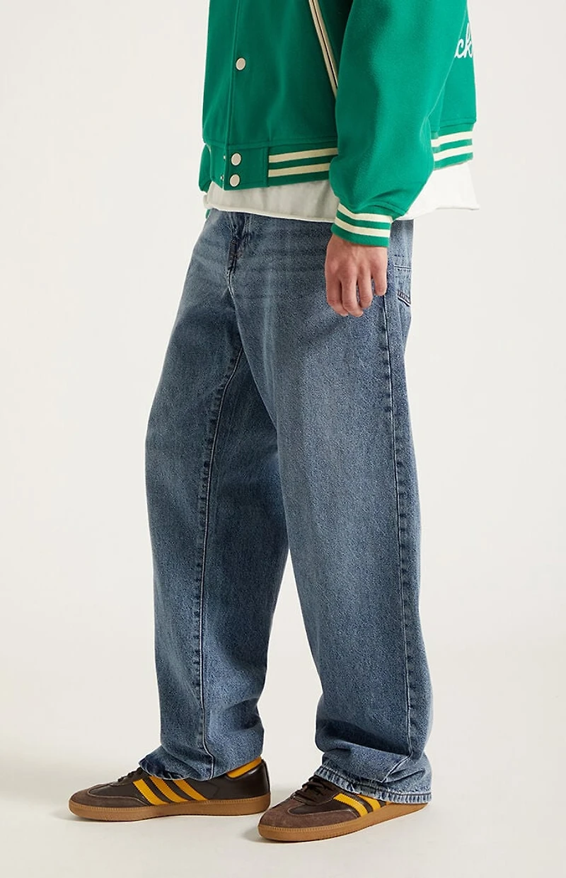 Pacsun Dylan Baggy Jeans Medium Blue