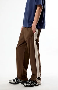 Pacsun Brown Brodie Baggy Track Pants