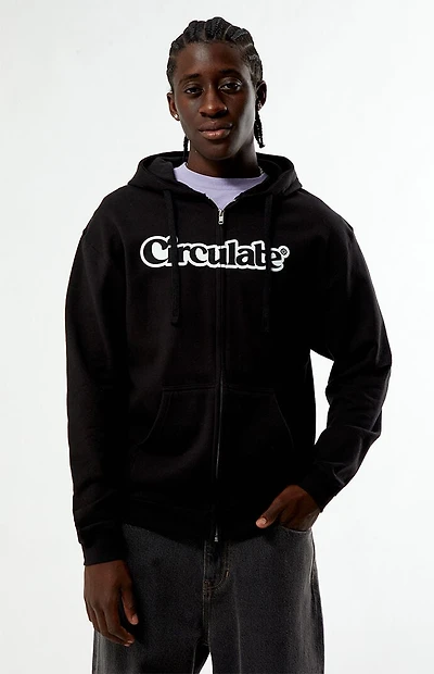Circulate x Simon Tech Rose Full Zip Hoodie