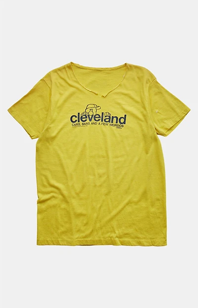 PS VINTAGE 80s Cleveland Cars, Bars, Weirdos V-neck Graphic T-Shirt