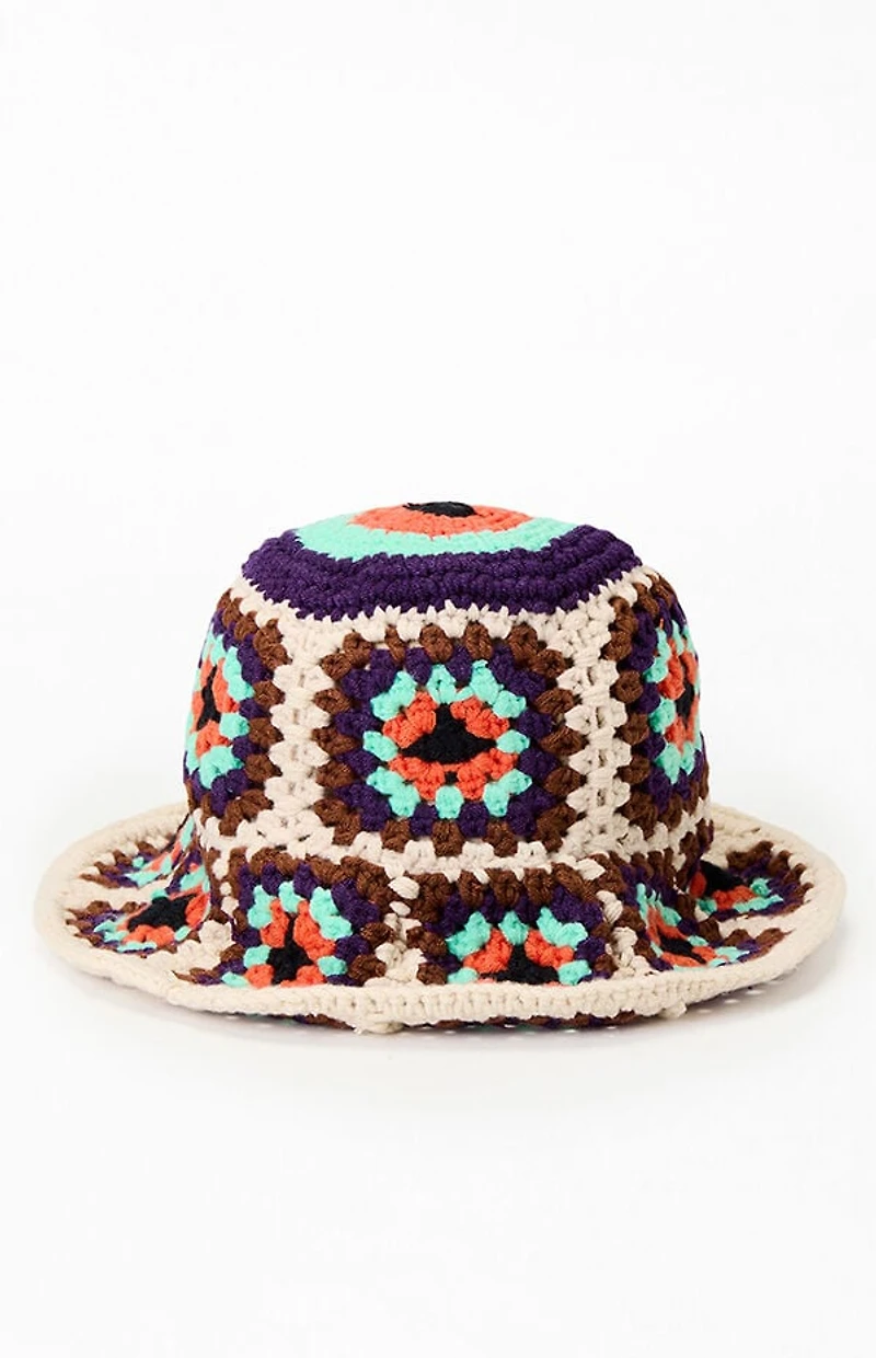 Brixton Crochet Knit Bucket Hat