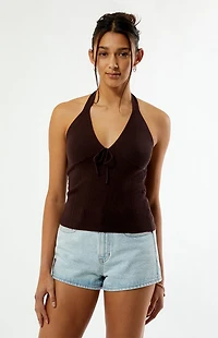 Your Favorite Femme Sweater Halter Top
