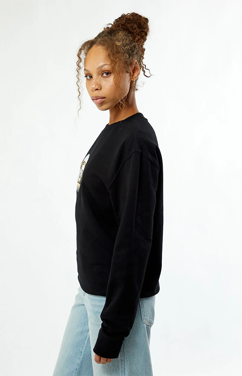 PS / LA Pool Ball Leopard Crew Neck Sweatshirt