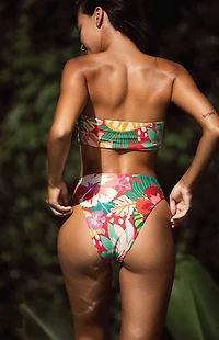 VYB Mai Tai Sienna Tie Front Bandeau Bikini Top