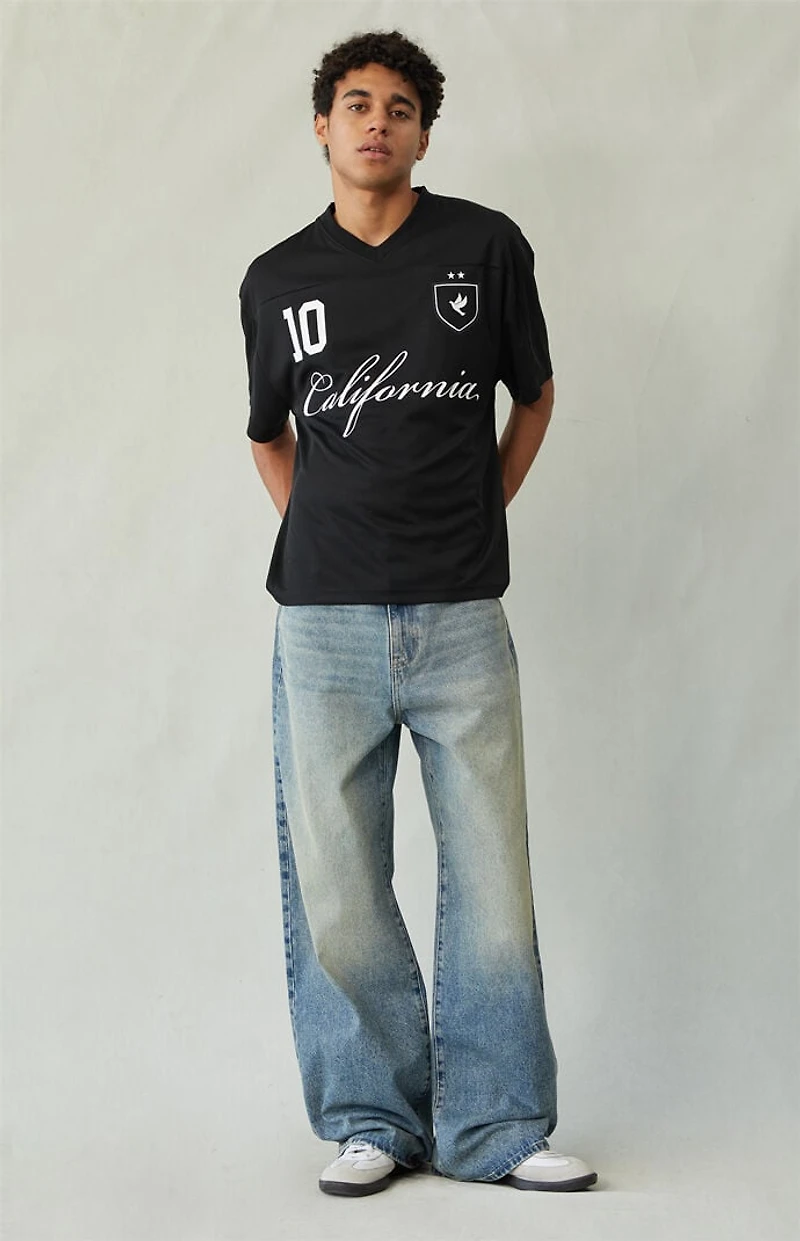 Pacsun Blake Extreme Baggy Jeans Medium Blue Tint