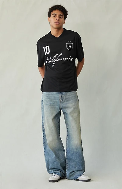 Pacsun Blake Extreme Baggy Jeans Medium Blue Tint