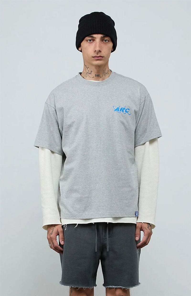 A.R.C. Systems Heather Gray Vintage Wash Heavyweight T-Shirt