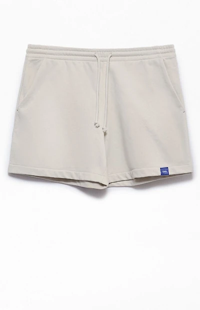 A.R.C. Cream Fleece Sweat Shorts