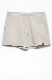 A.R.C. Cream Fleece Sweat Shorts