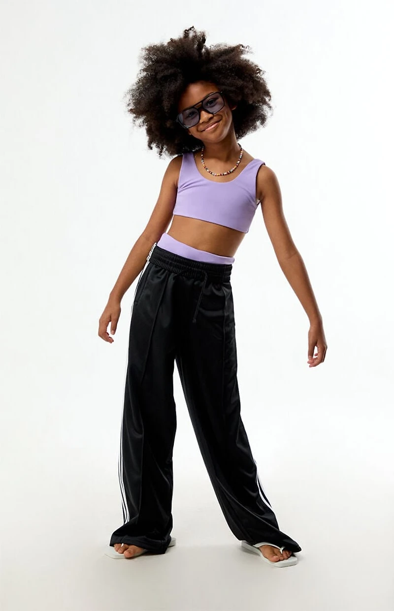 Pacsun Kids Violet Tank & High Waisted Bikini Set