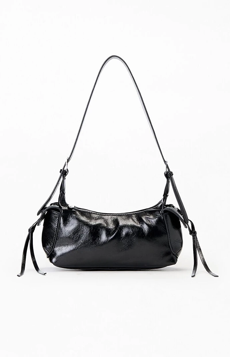 Pacsun Faux Leather Noir Slouchy Bag