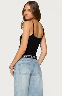 Edikted Rhinestone Magic 8 Tank Top