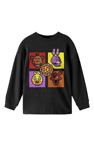 Kids Five Nights At Freddy's Long Sleeve T-Shirt