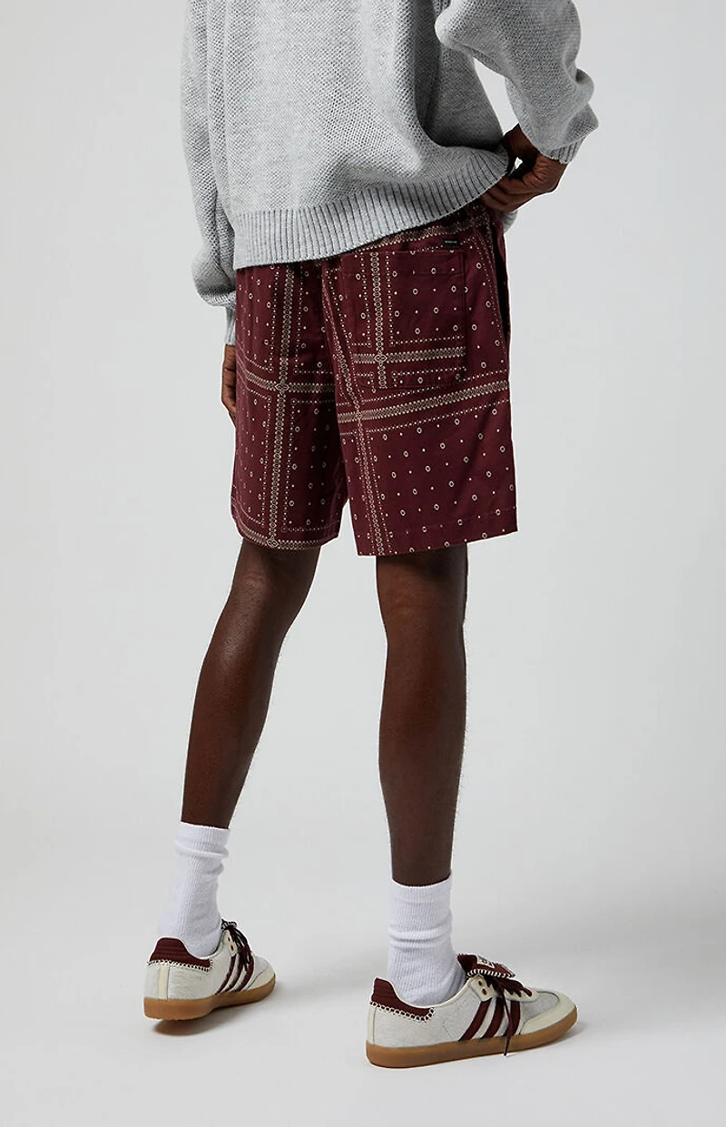 Pacsun Bandana Printed Volley Shorts