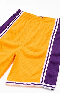 Mitchell & Ness Kids LA Lakers Mesh Basketball Shorts
