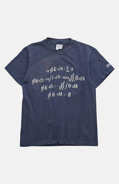 PS VINTAGE 90s Math  Graphic T-Shirt