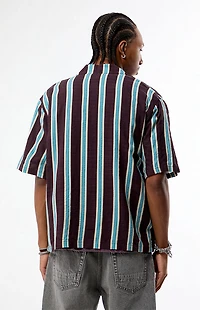 Pacsun Striped Eclipse Camp Shirt