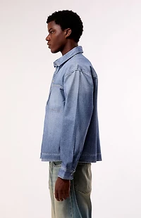 RARE DNM EDIT Medium Indigo Denim Shacket