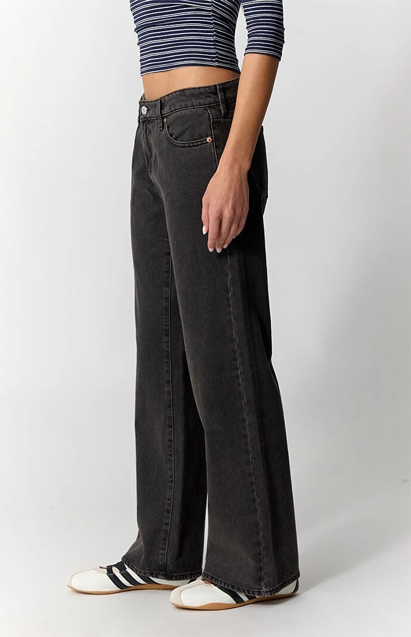 Pacsun Zoe Low Rise Girlfriend Jeans Black