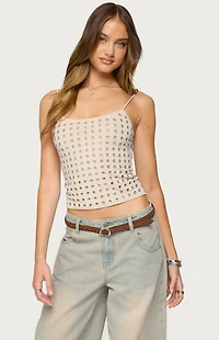 Edikted Vallie Grommet Tank Top