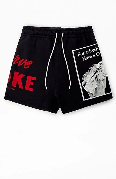 Coca Cola By Pacsun Serve Open Sweat Shorts