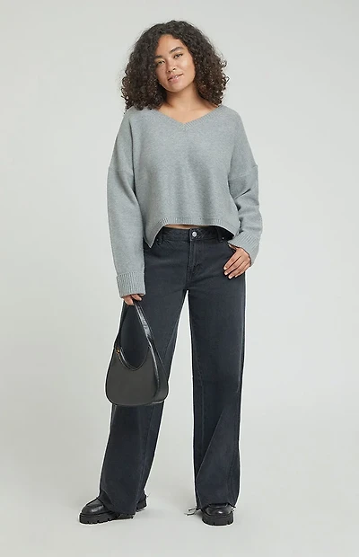 Pacsun Casey Low Rise Baggy Jeans Washed Black