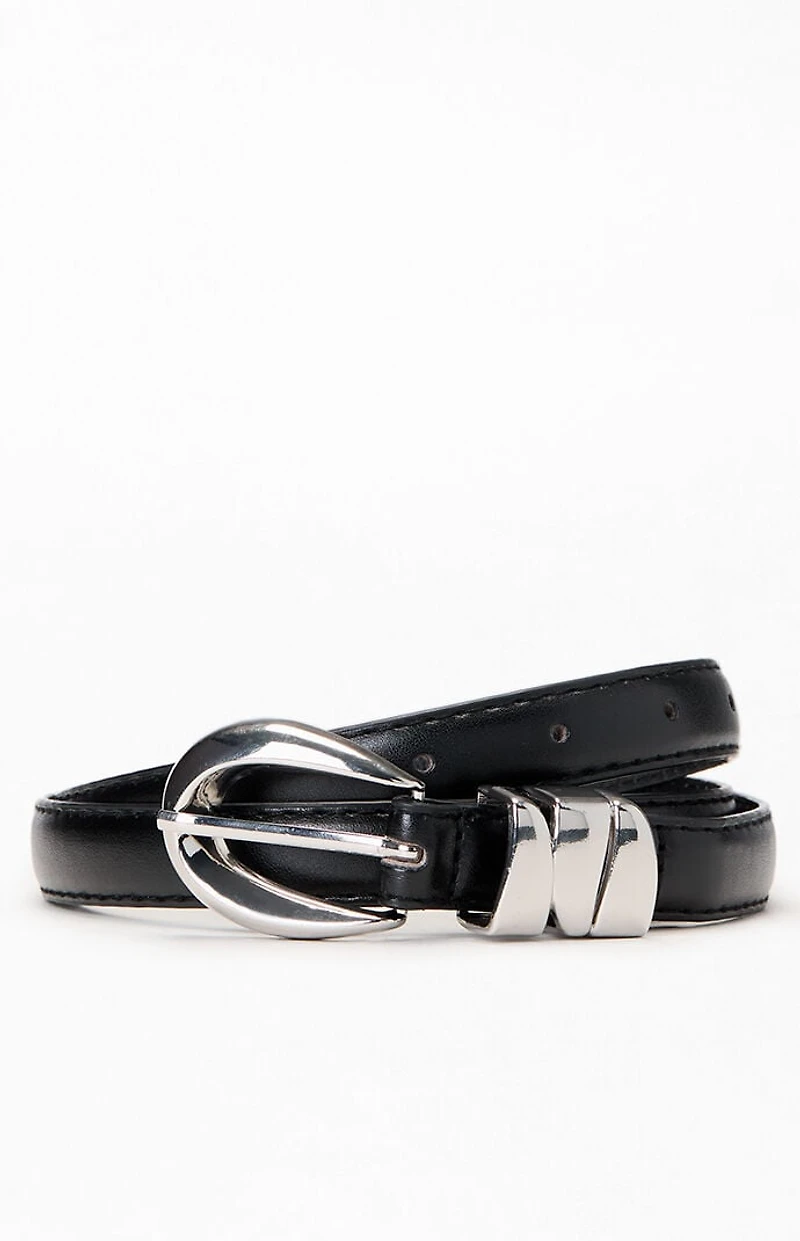 Pacsun Sleek Faux Leather Belt