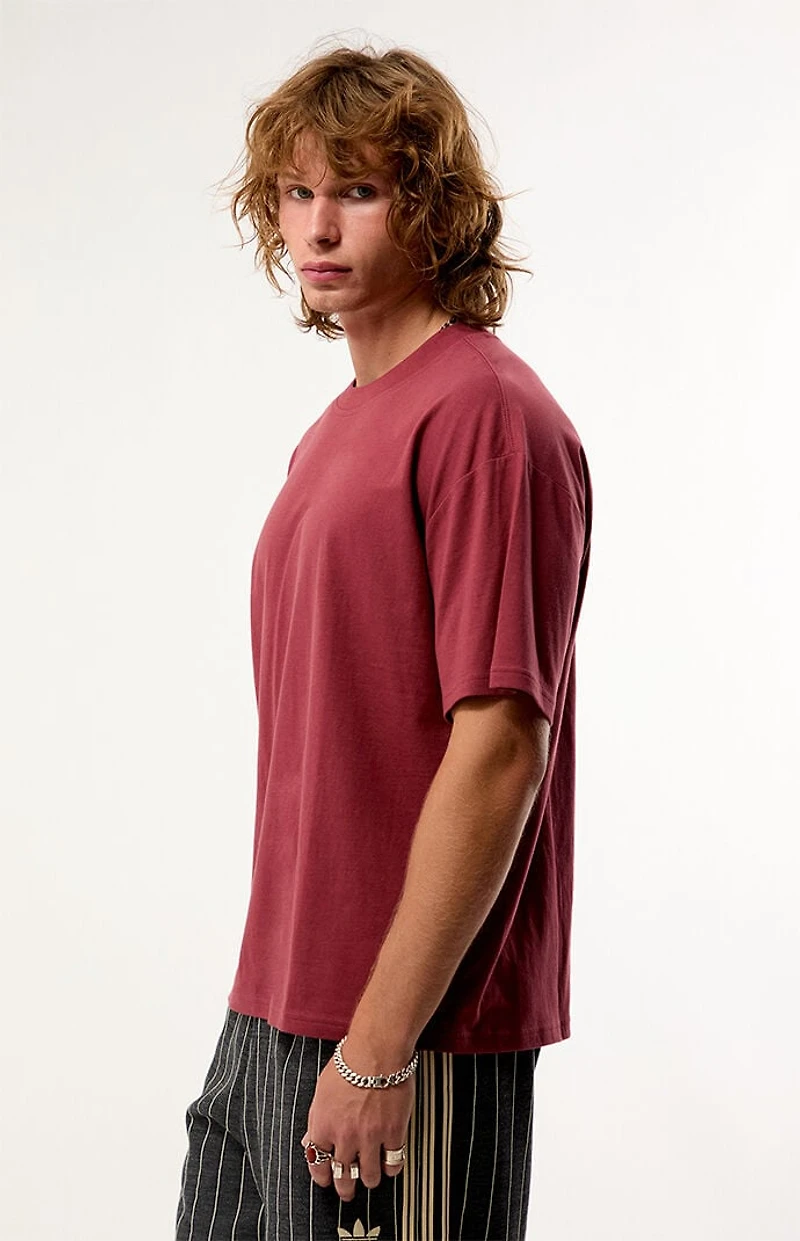 PS Basics Red Basic Oversized T-Shirt