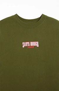 Pacsun Santa Monica Embroidered T-Shirt