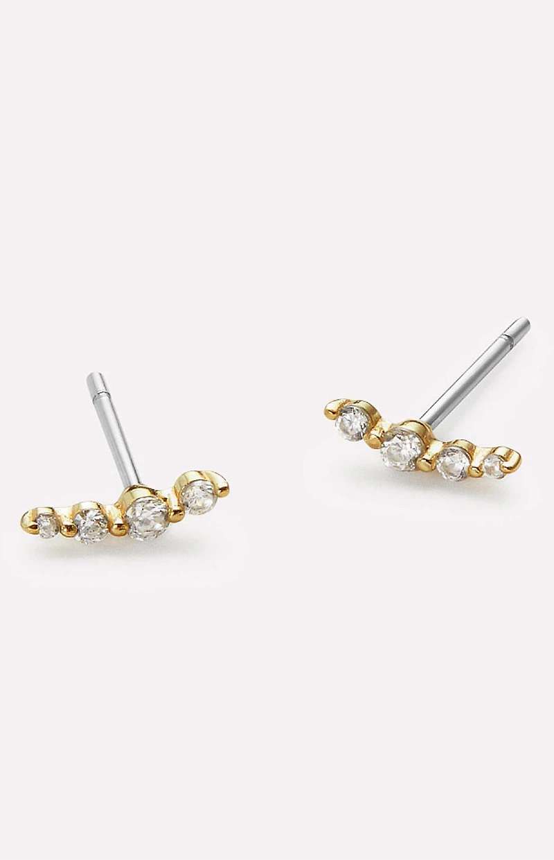Ana Luisa Bonny Ear Climber Earrings