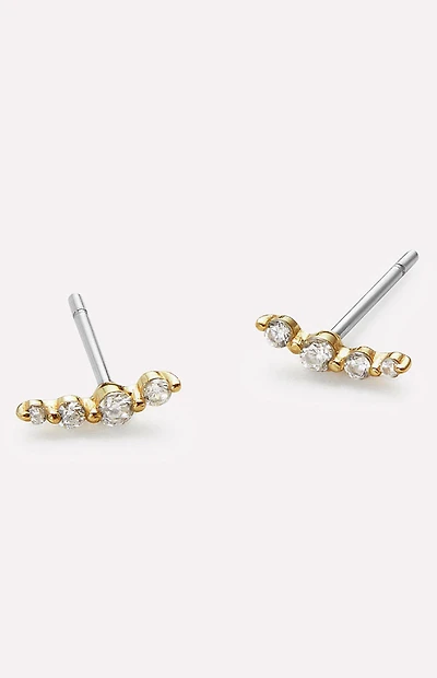 Ana Luisa Bonny Ear Climber Earrings