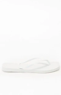 Havaianas Women's White Slim Square Flip Flop Sandals