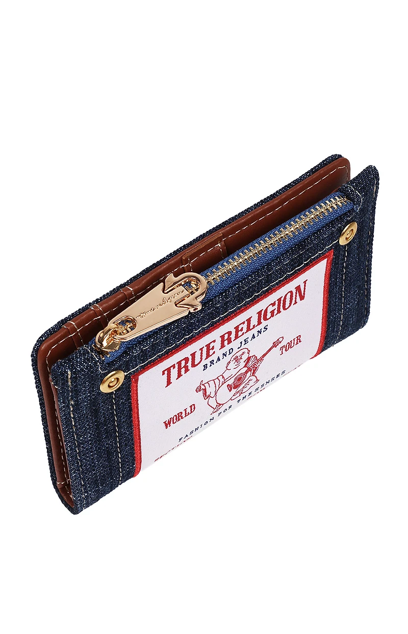 True Religion Buddha Patch Small Wallet