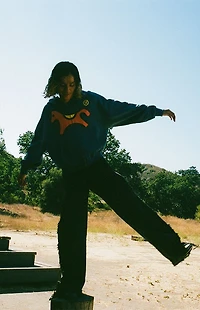 UNDER A BURNING SUN Horse Logo Full Zip Hoodie