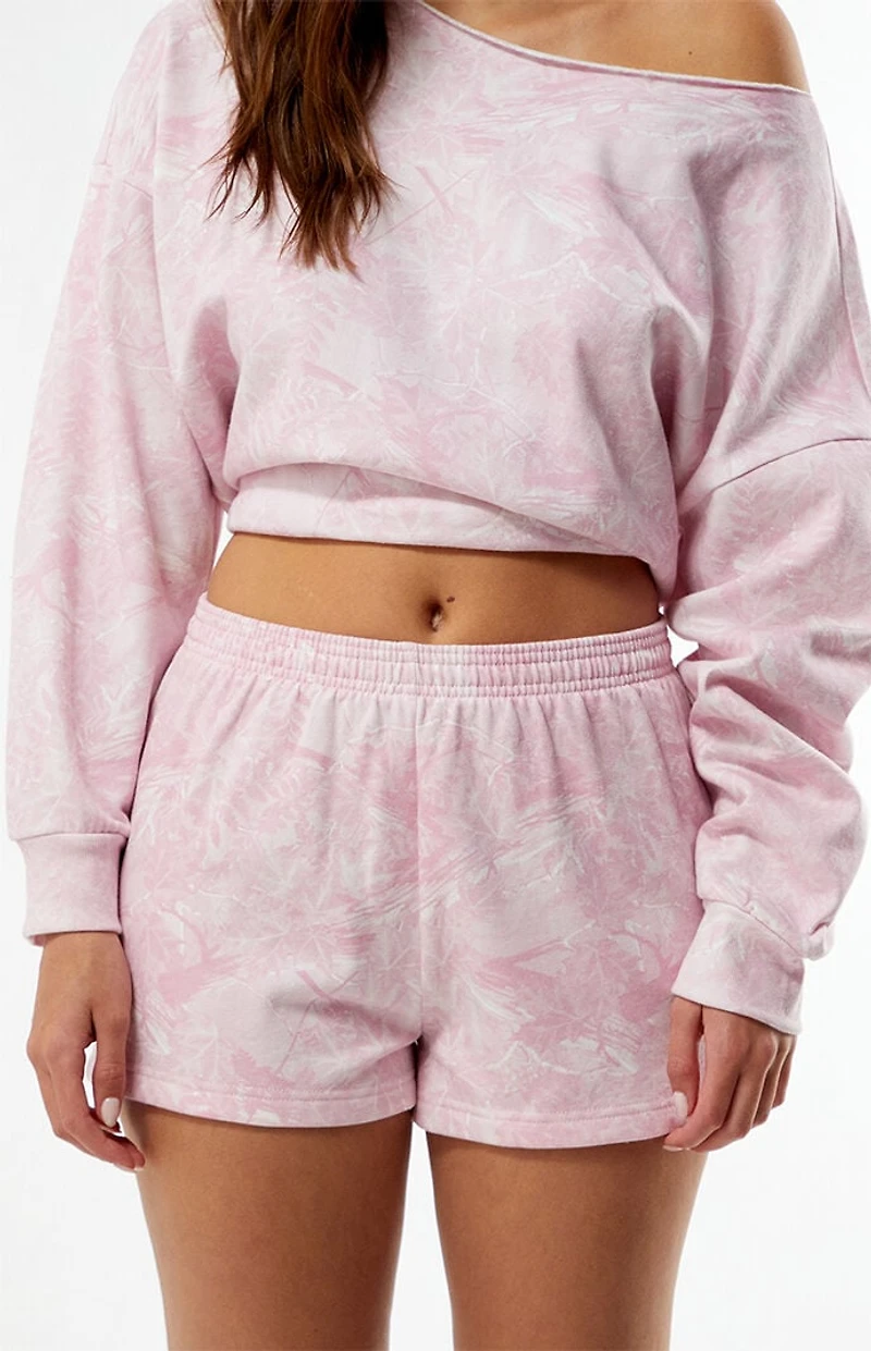 Pacsun Tree Camo Fleece Shorts