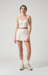 PAC 1980 WHISPER Active Floral Gemini Mini Skort
