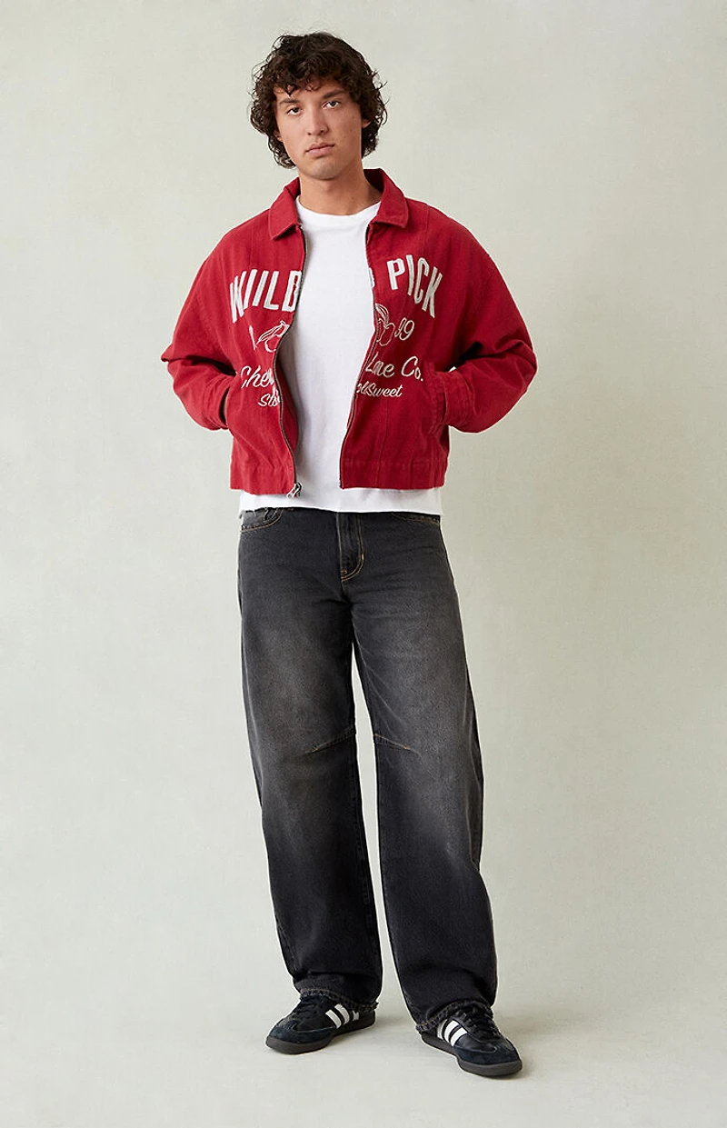 Pacsun Mason Baggy Barrel Jeans Dart Black