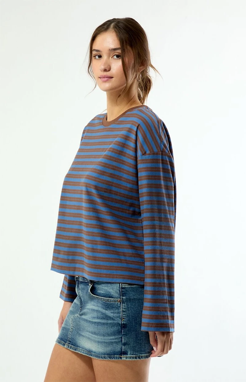 Rhythm Porto Striped Long Sleeve T-Shirt