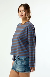 Rhythm Porto Striped Long Sleeve T-Shirt