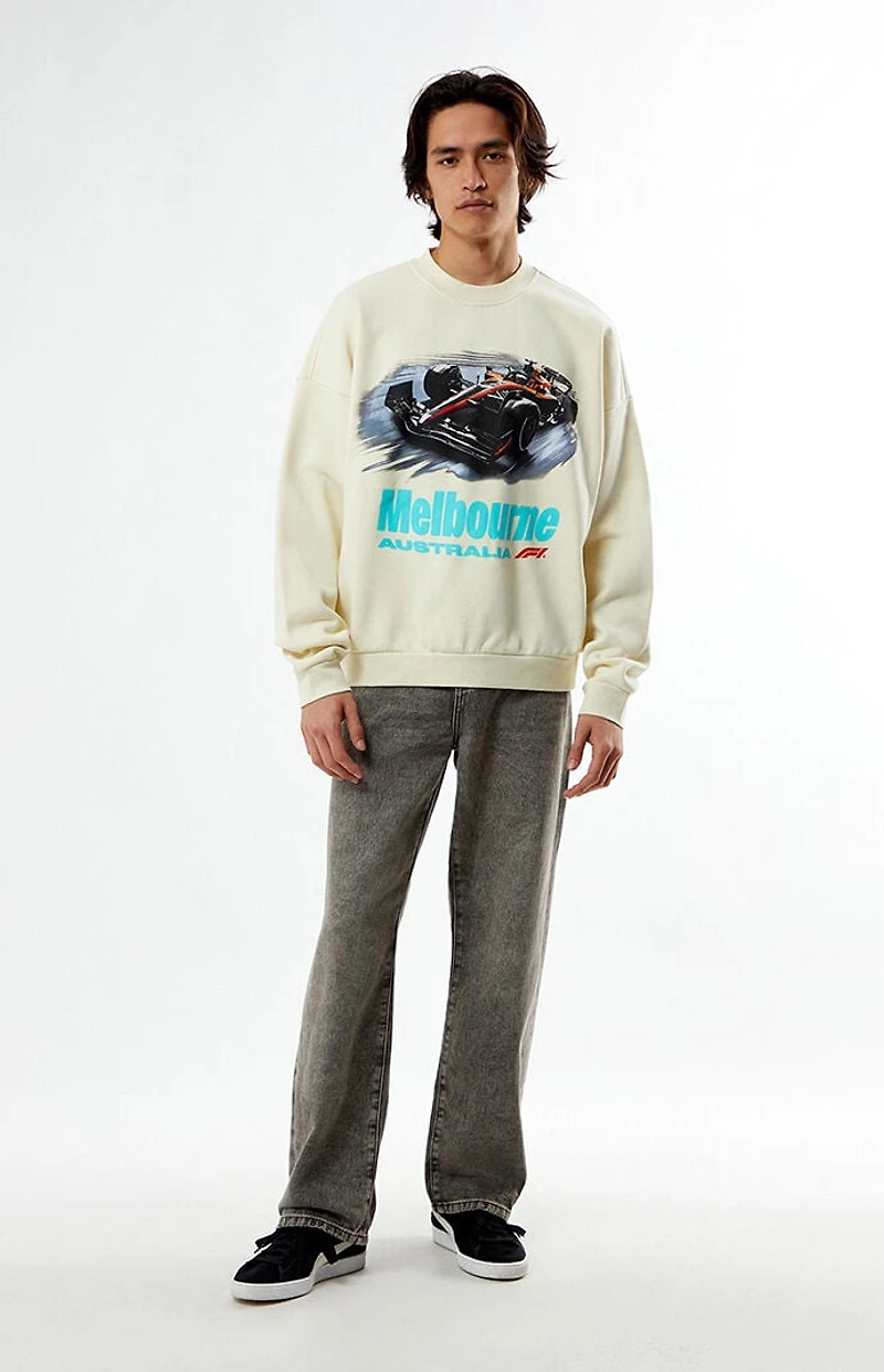 Formula 1 x PacSun Melbourne Australia Southern Land Crew Neck Sweatshirt