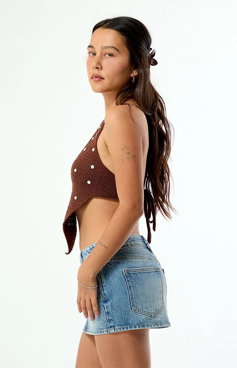 Beverly and Beck Maribel Tie Back Halter Top