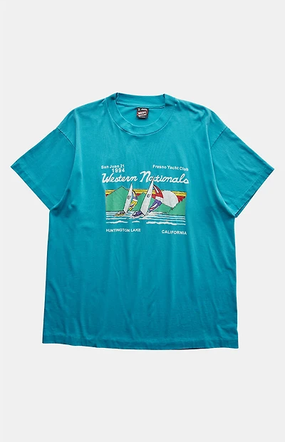 PS VINTAGE 90s Fresno Yacht Club California Graphic T-Shirt
