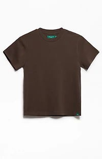 FIELD OF STUDY by Pacsun Brown Muscle T-Shirt