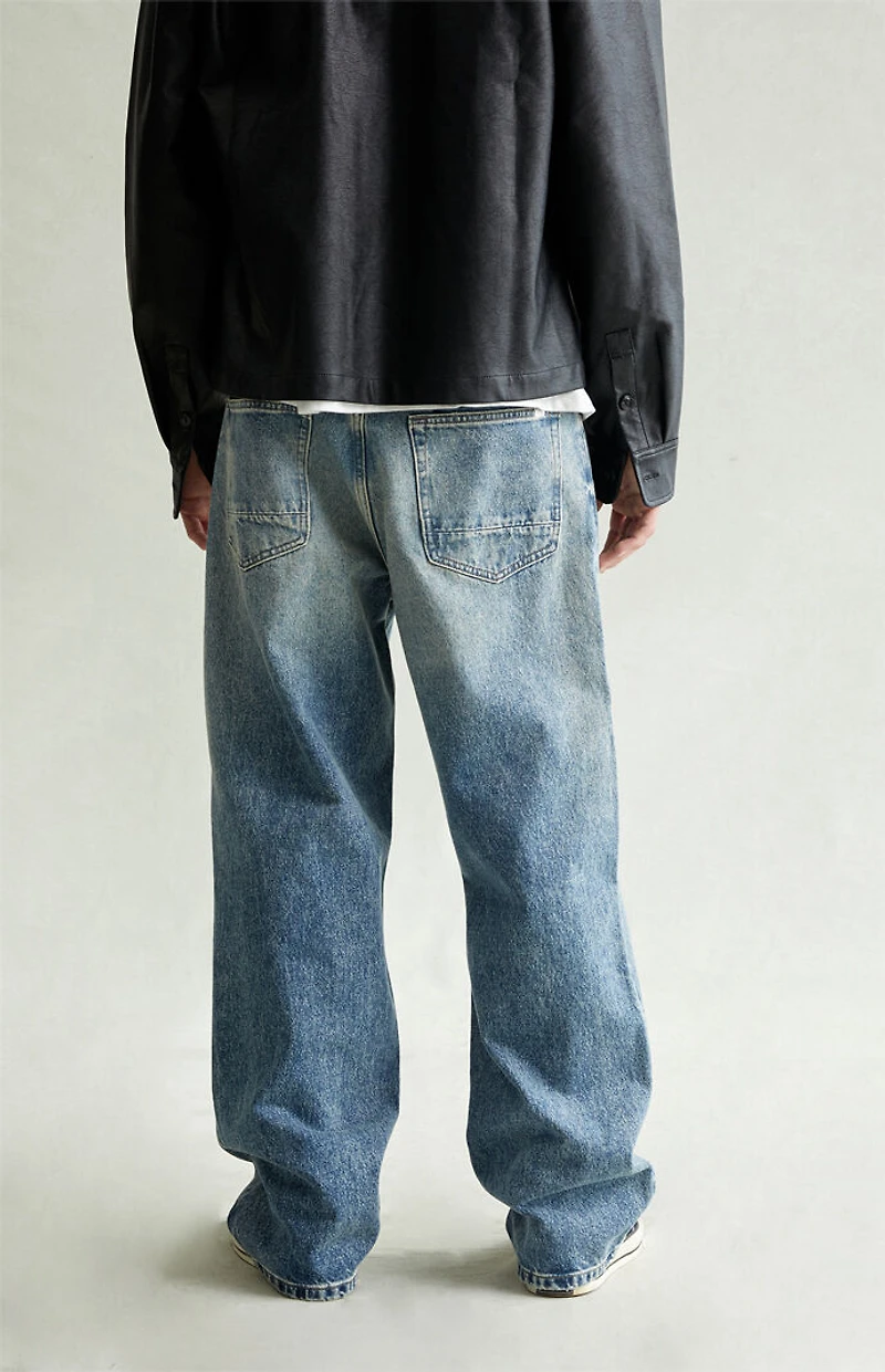 Pacsun Dylan Baggy Jeans Medium Blue Wash