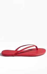 TKEES Women's Red Sandals