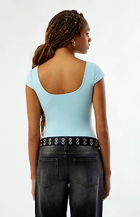 Your Favorite Eleanor Ruched V-Neck Top