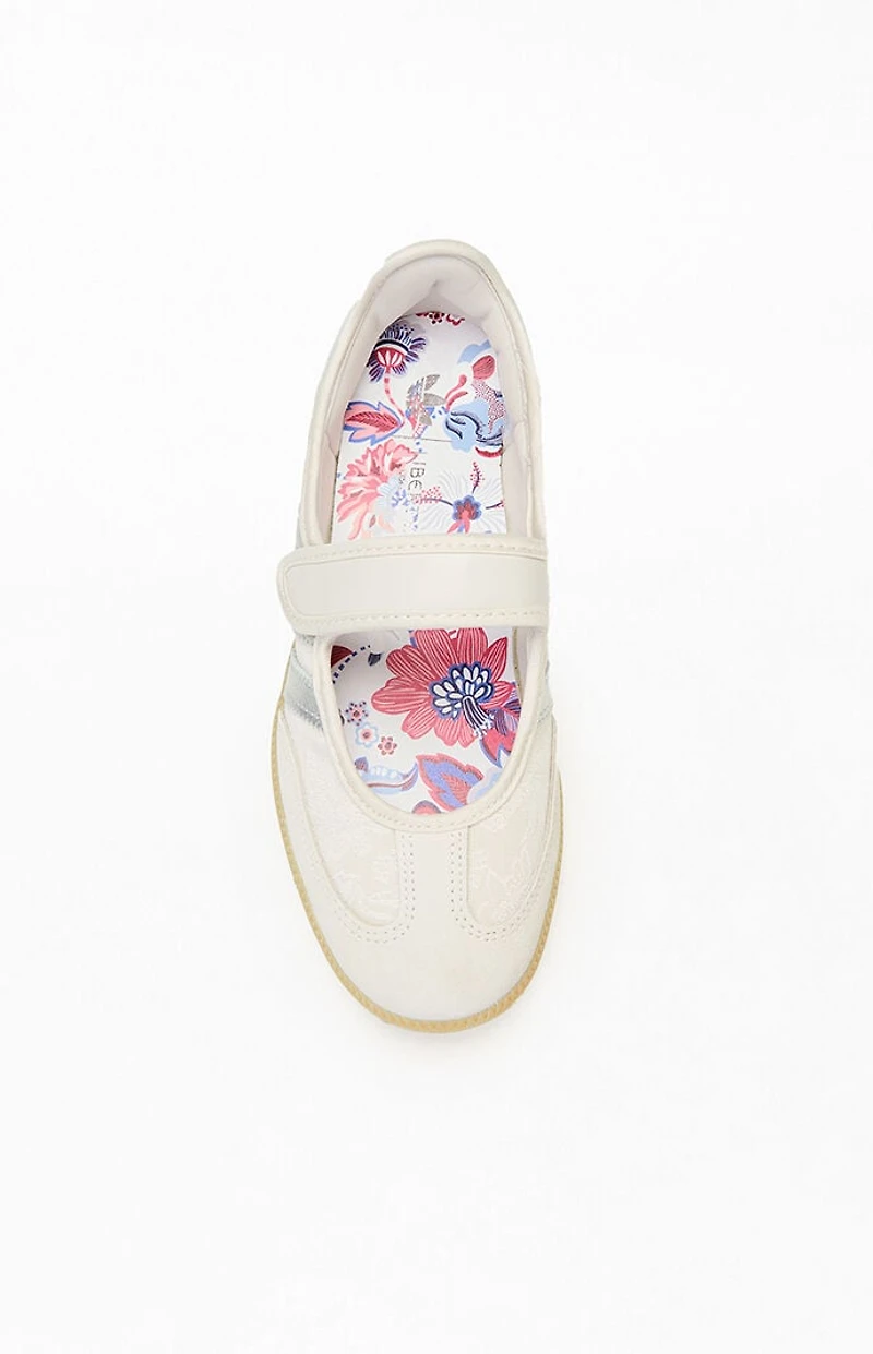 adidas Women’s Silver Floral Samba Jane Sneakers