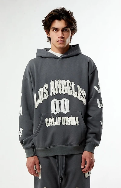 Pacsun Los Angeles Raw Applique Hoodie