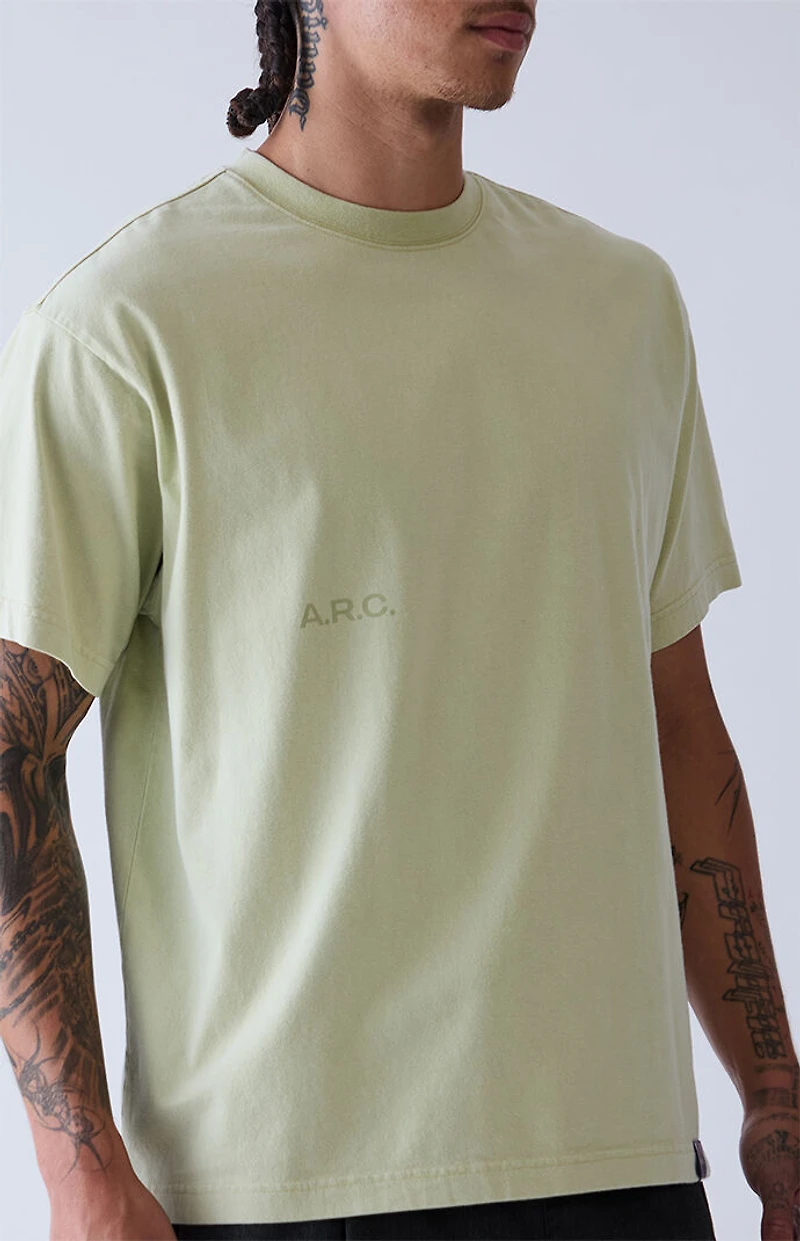 A.R.C. Green Vintage Wash Heavyweight T-Shirt
